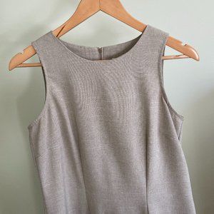 Vintage Tan Sheath Dress